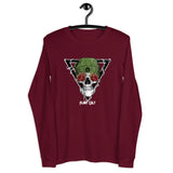 Plant Cult Rose Skull Unisex Long Sleeve