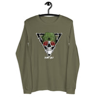 Plant Cult Rose Skull Unisex Long Sleeve