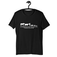 Compassionate Traveler Short Sleeve Unisex Vegan Shirt