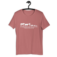 Compassionate Traveler Short Sleeve Unisex Vegan Shirt