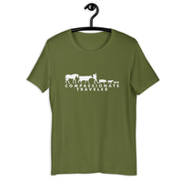 Compassionate Traveler Short Sleeve Unisex Vegan Shirt