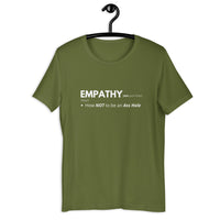 EMPATHY Short Sleeve Unisex Vegan Tee