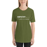 EMPATHY Short Sleeve Unisex Vegan Tee