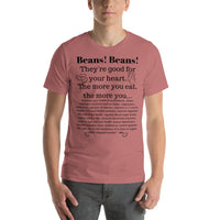 Beans! Beans! Short Sleeve Unisex Vegan Shirt