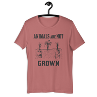 Animals Are Not Grown Short Sleeve Unisex Animal Rights T-Shirt