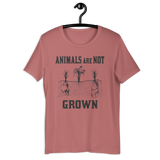 Animals Are Not Grown Short Sleeve Unisex Animal Rights T-Shirt