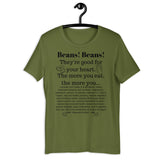 Beans! Beans! Short Sleeve Unisex Vegan Shirt