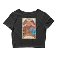 The Fool Tarot Women's Animal Rights Crop Top