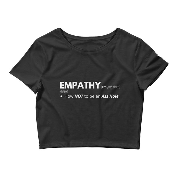 EMPATHY Women’s Vegan Crop Tee