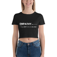 EMPATHY Women’s Vegan Crop Tee