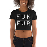 FUK FUR Women’s Animal Rights Crop Tee