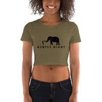 Gentle Giant Women’s Animal Rights Crop Tee