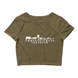 Compassionate Traveler Women’s Vegan Crop Tee