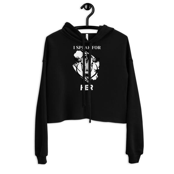 HER Women's Vegan Crop Hoodie