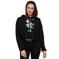 HER Women's Vegan Crop Hoodie