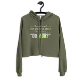 The Question Women's Crop Hoodie