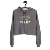 The Question Women's Crop Hoodie