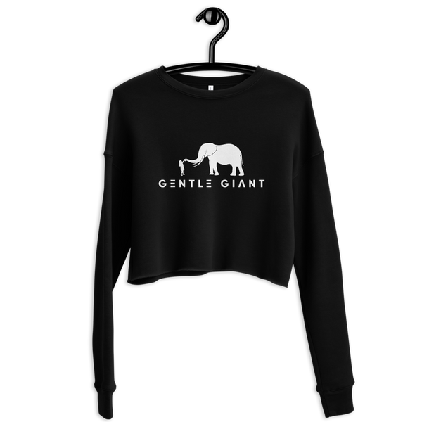 Gentle Giant Vegan Crop Sweatshirt / White