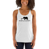 Gentle Giant Women's Racerback Animal Rights Tank Top