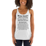 Beans! Beans! Women's Racerback Plant Based Tank Top