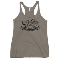 The Difference Women's Racerback Animal Rights Tank Top