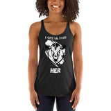 HER Women's Racerback Animal Rights Tank Top